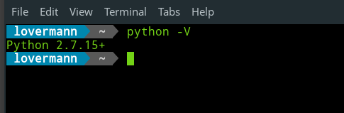 version of python in linux